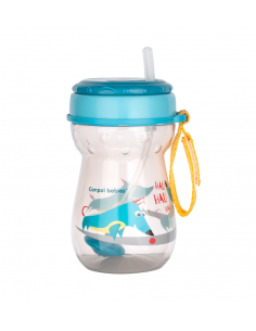 Canpol babies Inovatívna športová fľaša so slamkou Flip-Top 350 ml 9m+