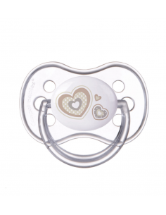 Canpol babies Cumlík utišujúci Newborn Baby silikón symetrický A 0-6m béžový