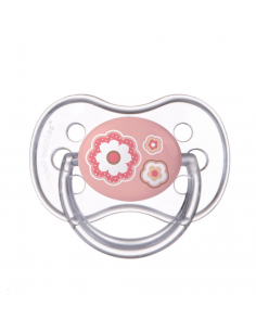 Canpol babies Cumlík utišujúci Newborn Baby silikón symetrický A 0-6m ružový