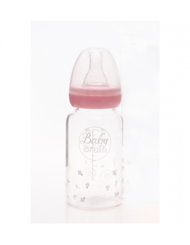 Baby Bruin Dojčenská fľaša sklo 120 ml 0m+