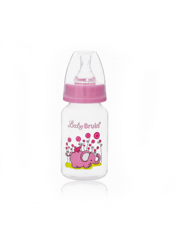 Baby Bruin Dojčenská fľaša plast 120 ml 0m+