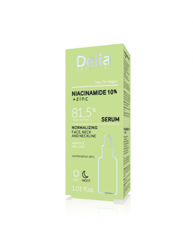 Delia Normalizujúce sérum na tvár krk a dekolt 30 ml