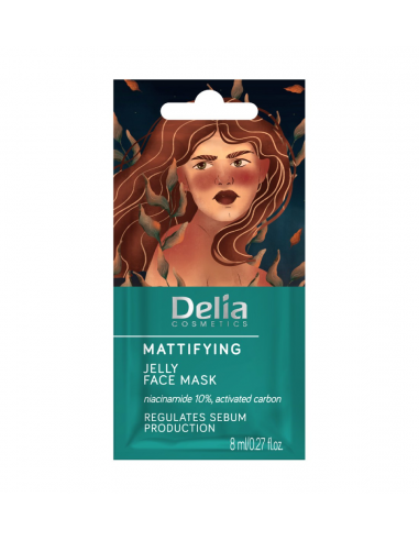 Delia Zmatňujúca gélová maska na tvár 8 ml