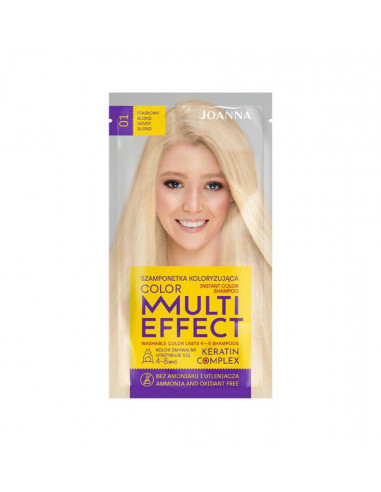 Multi Effect Color farbiaci šampón - Pieskový blond 001