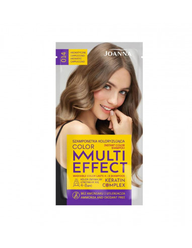 Multi Effect Color farbiaci šampón - Aromatické cappuccino 014