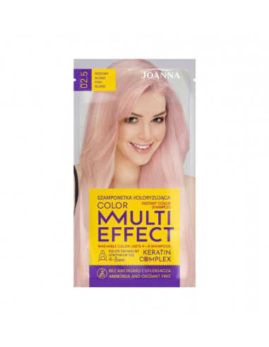 Multi Effect Color farbiaci šampón Ružový blond 2.5