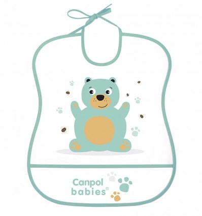 Canpol babies Podbradník Cute Animals plastový mäkký