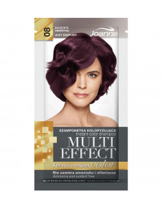 Multi Effect Color farbiaci šampón - Šťavnatý baklažán 008