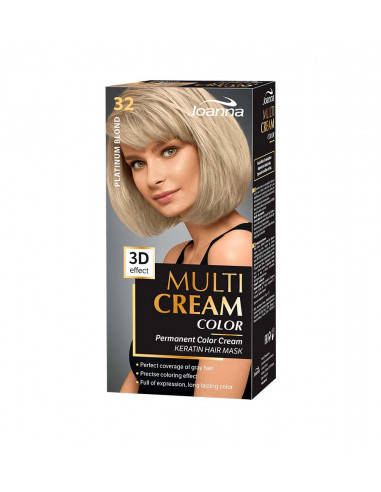 Joanna Multi Cream Color farba na vlasy Platinový blond 032