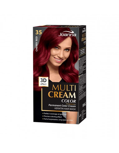 Joanna Multi Cream Color farba na vlasy Višňová červená 035