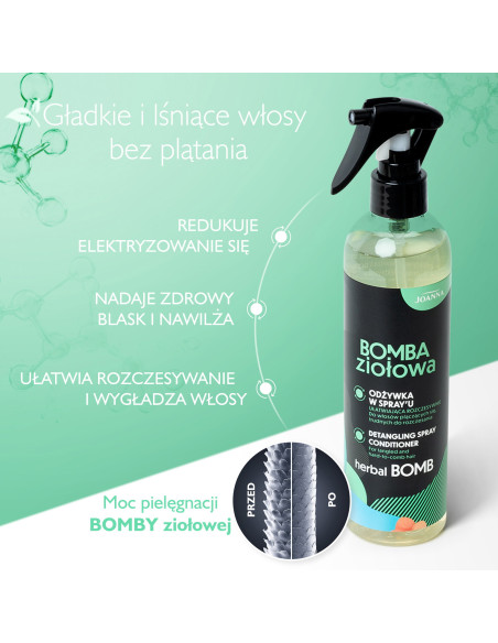HERBAL BOMB fésülést elősegítő spray kondicionáló 300ml
