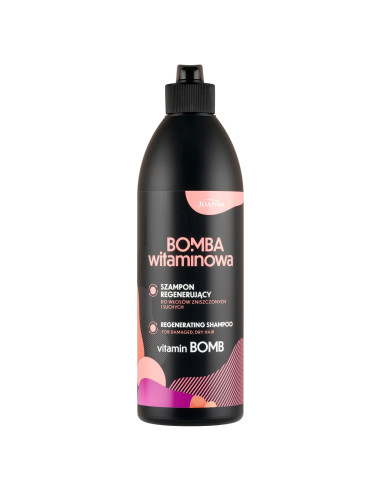 VITAMINOVÁ BOMB Regenerační šampon pro poškozené a suché vlasy 500 ml