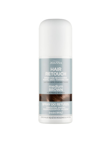HAIR RETOUCH sprej na překrytí odrostů Středně hnědá 75 ml