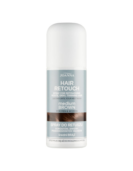 HAIR RETOUCH sprej na překrytí odrostů Středně hnědá 75 ml