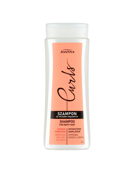 JOANNA CURLS sampon göndör hajra 300 ml - tisztító, hidratáló és göndörítő