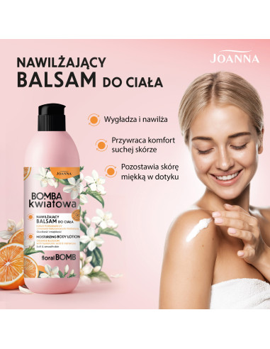 BOMBA KWIATOWA hidratáló testbalzsam Narancsvirág 500 g