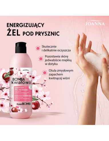 BOMBA KWIATOWA sprchový gél Čerešňový kvet