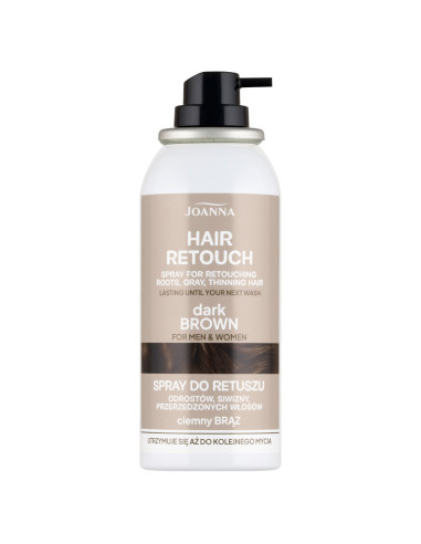 HAIR RETOUCH sprej na prekrytie odrastov Tmavohnedá 75 ml