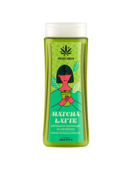NICE HERB Matcha Latte sprchový gel, extrémně osvěžující 300 ml