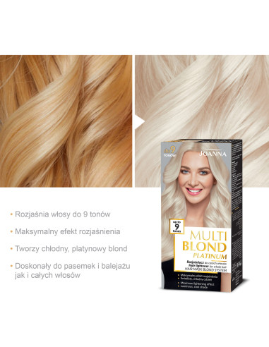 MULTI BLOND PLATINUM zesvětlovač pro celé vlasy až o 9 tónů