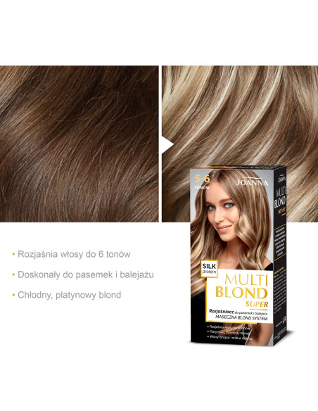 MULTI BLOND SUPER highlighter a kiemeléshez és az 5-6 tónusú balayage-hez