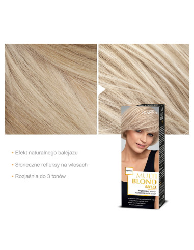 MULTI blond REFLEX hajvilágosító spray-vel