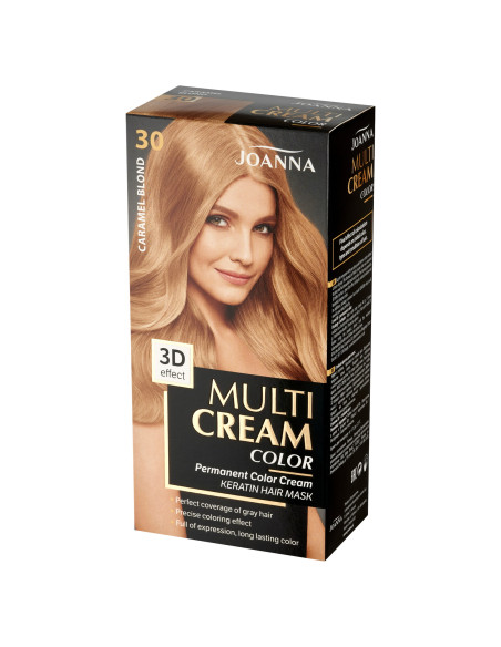 Joanna Multi Cream Color Caramel blond barva na vlasy 30