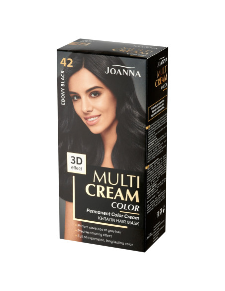 MULTI CREAM COLOR farba na vlasy 42 Ebenová čierna