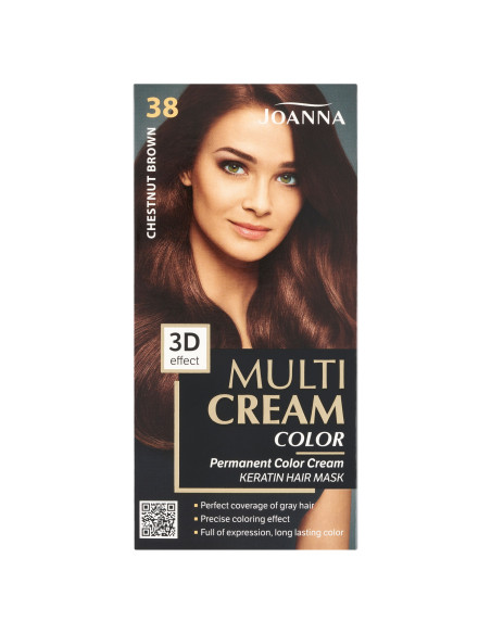 Joanna Multi Cream Color Barva na vlasy kaštanově hnědá 38
