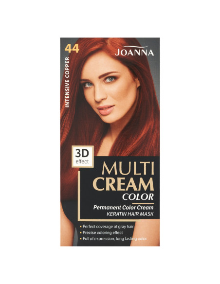 MULTI CREAM COLOR farba na vlasy 44 Intenzívna medená