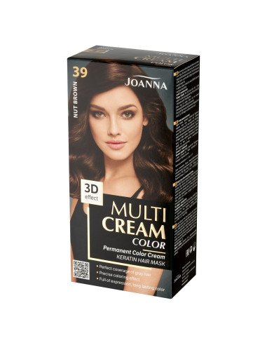 Joanna Multi Cream Color Barva na vlasy ořechově hnědá 39