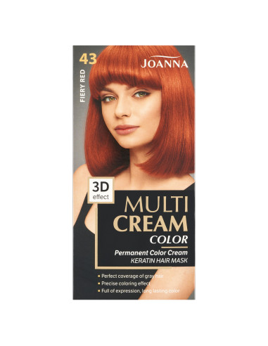 Joanna Multi Cream Color Barva na vlasy plamenově červená 43