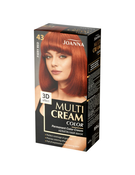 MULTI CREAM COLOR farba na vlasy 43 Ohnivá ryšavá