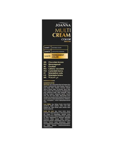 Joanna Multi Cream Color Barva na vlasy čokoládově hnědá 41