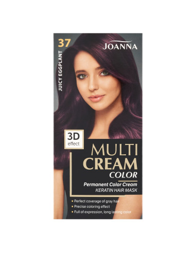 MULTI CREAM COLOR farba na vlasy 37 Šťavnatý baklažán
