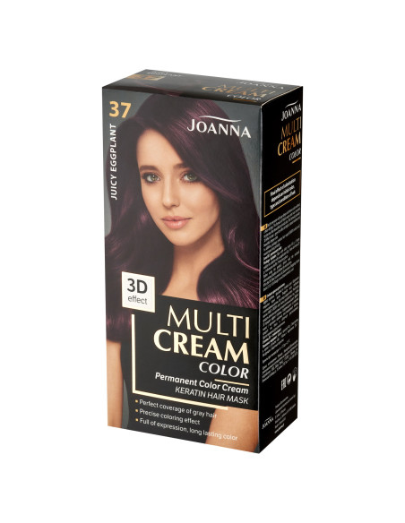 Joanna Multi Cream Color Barva na vlasy šťavnatý lilek 37
