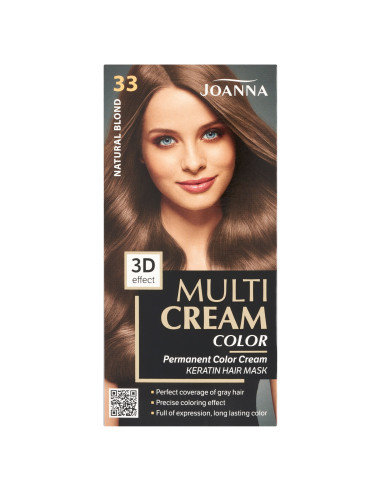 Joanna Multi Cream Color Természetes szőke hajszín 33