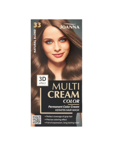 Joanna Multi Cream Color Természetes szőke hajszín 33