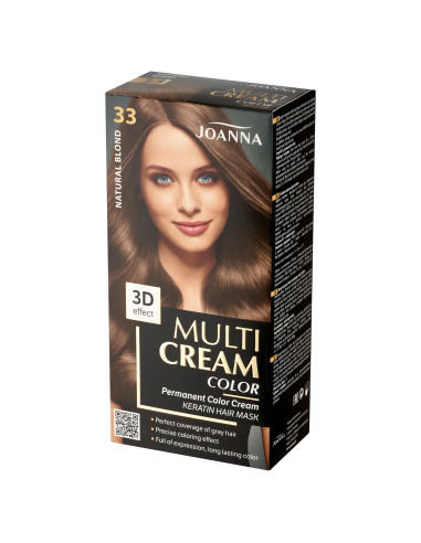 Joanna Multi Cream Color Přírodní blond barva na vlasy 33