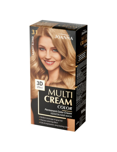 Joanna Multi Cream Color Sandy blond barva na vlasy 31