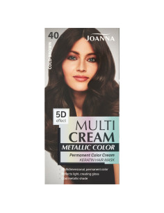 Joanna Multi Cream Metallic Color Barva na vlasy studená hnědá 40,5