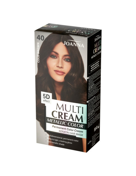 MULTI CREAM METALLIC COLOR farba na vlasy 40.5 Studená hnedá
