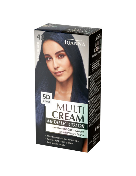 Joanna Multi Cream Metallic Color Barva na vlasy tmavě modrá černá 42.5
