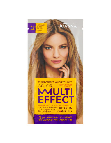 MULTI EFFECT COLOR barvicí šampon 03 Přirozená blond