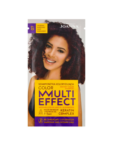 MULTI EFFECT COLOR farbiaci šampón 07 Hlboký burgund 35 g