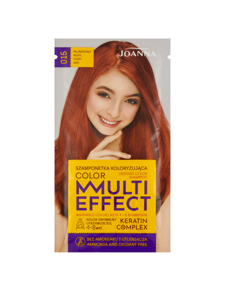 MULTI EFFECT COLOR farbiaci šampón 015 Ohnivá ryšavá 35 g
