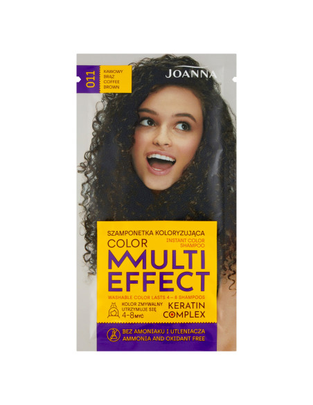 MULTI EFFECT COLOR farbiaci šampón 011 Kávová hnedá 35 g