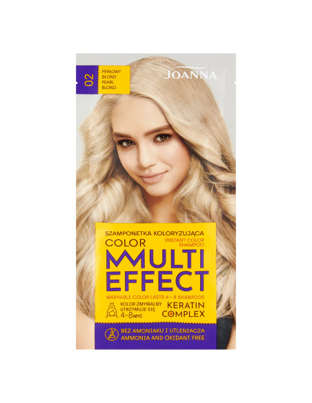 MULTI EFFECT COLOR farbiaci šampón 02 Perleťová blond 35 g