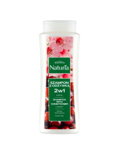NATURIA 2 az 1-ben sampon festett hajra cseresznyével 500ml