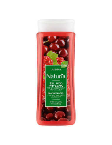 NATURIA Sprchový gel třešeň a červený rybíz 300 ml